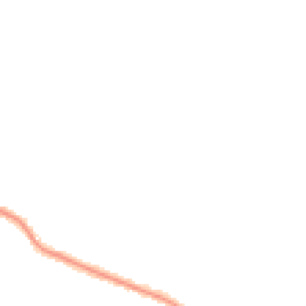 Night-time road noise heatmap for SS5 4DF