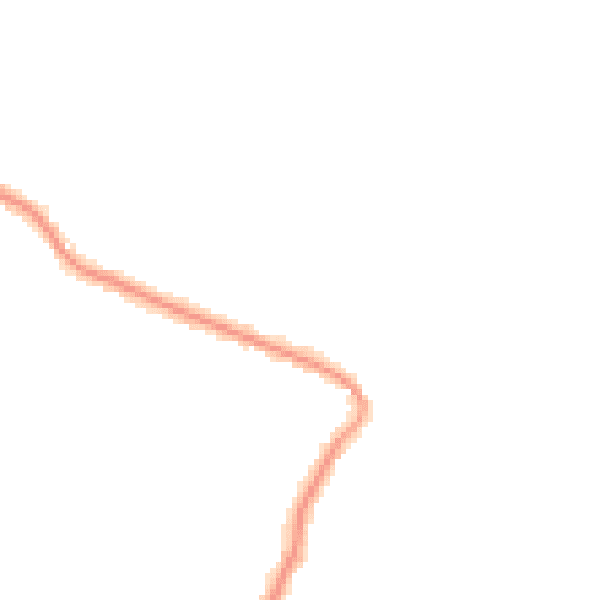 Night-time road noise heatmap for SS5 4DJ