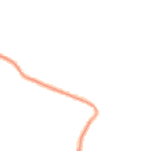 Night-time road noise heatmap for SS5 4DL