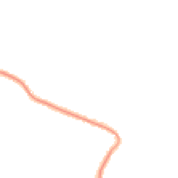 Night-time road noise heatmap for SS5 4DN