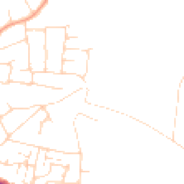 Daytime road noise heatmap for SS5 4DP