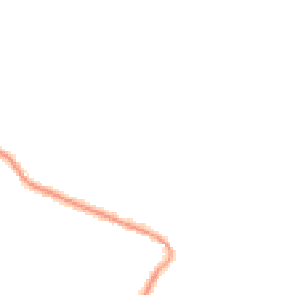 Night-time road noise heatmap for SS5 4DR