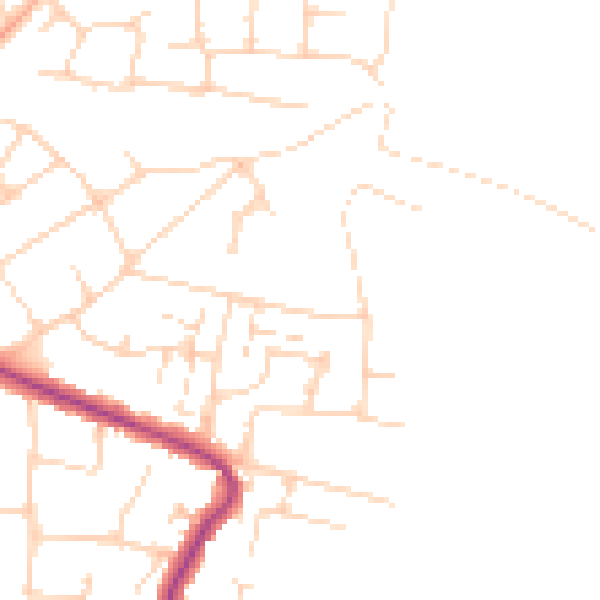 Daytime road noise heatmap for SS5 4DS