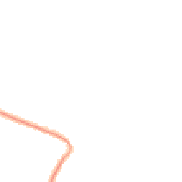 Night-time road noise heatmap for SS5 4DS