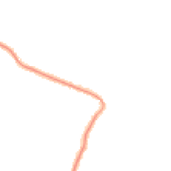 Night-time road noise heatmap for SS5 4EG