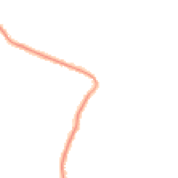 Night-time road noise heatmap for SS5 4EJ