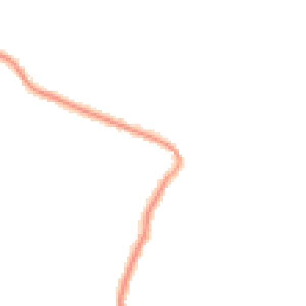 Night-time road noise heatmap for SS5 4EU