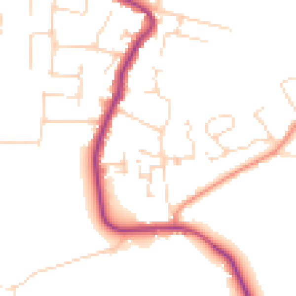 Daytime road noise heatmap for SS5 4FE