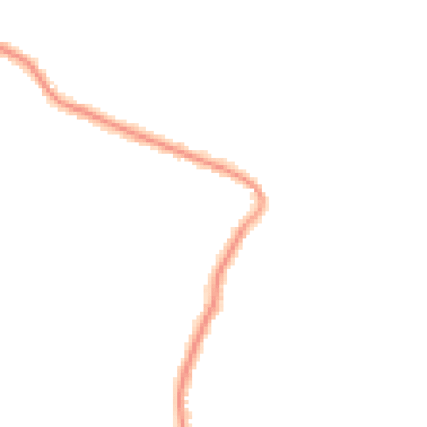 Night-time road noise heatmap for SS5 4FJ