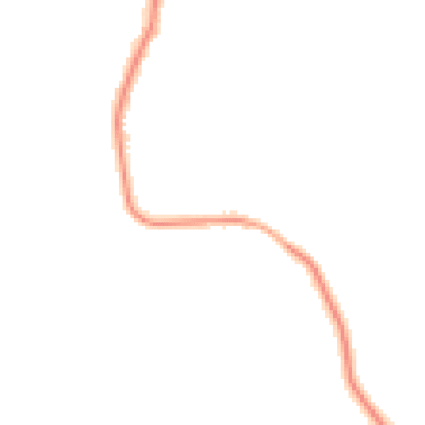 Night-time road noise heatmap for SS5 4JN
