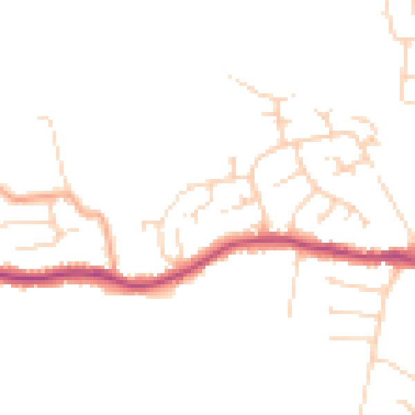Daytime road noise heatmap for SS5 4UL