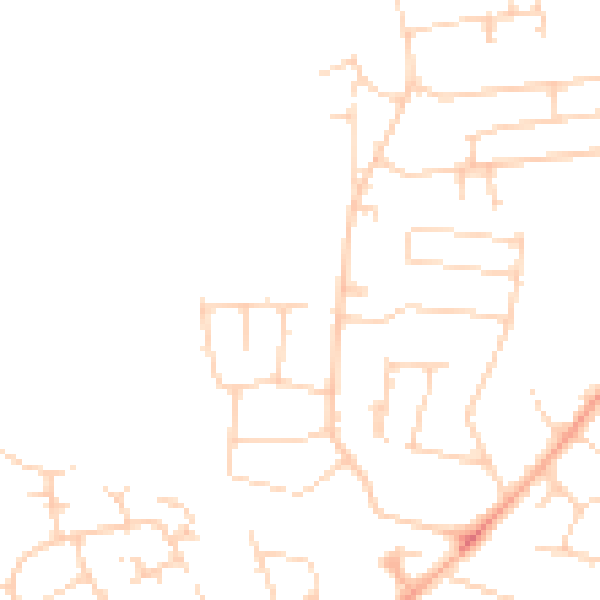 Daytime road noise heatmap for SS5 5AP