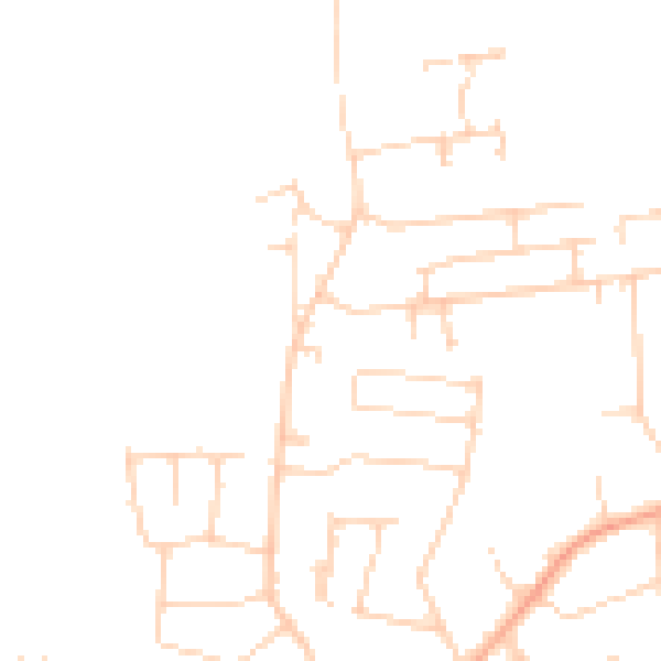Daytime road noise heatmap for SS5 5BF