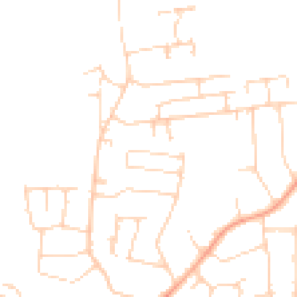 Daytime road noise heatmap for SS5 5BY