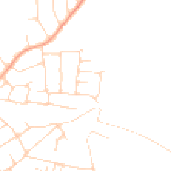Daytime road noise heatmap for SS5 5EG