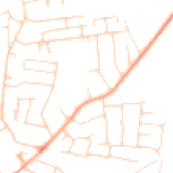 Daytime road noise heatmap for SS5 5HN