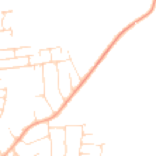 Daytime road noise heatmap for SS5 5HX