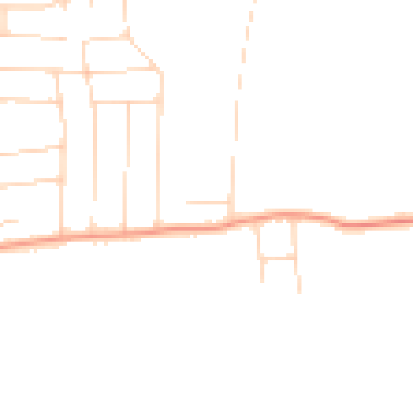 Daytime road noise heatmap for SS5 6BB