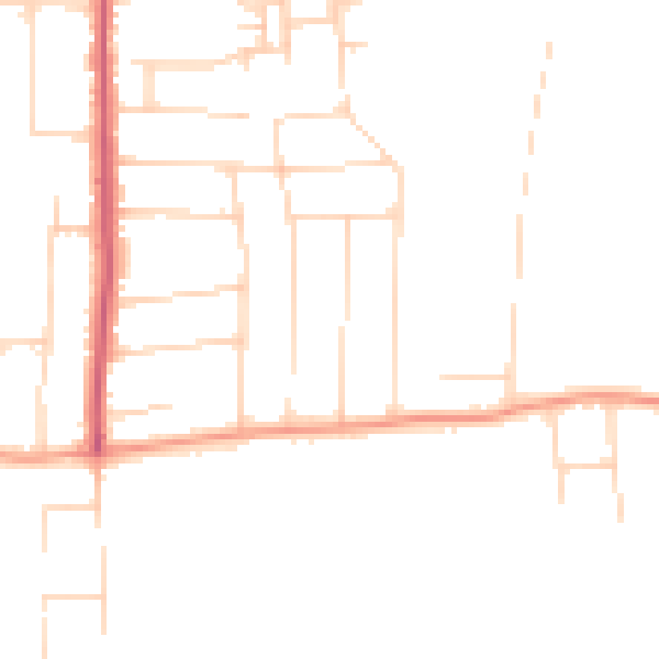 Daytime road noise heatmap for SS5 6BL