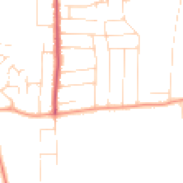 Daytime road noise heatmap for SS5 6DB