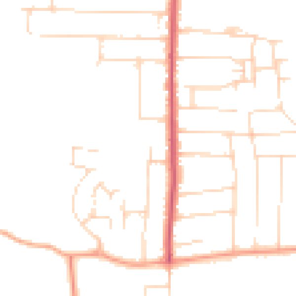 Daytime road noise heatmap for SS5 6DL