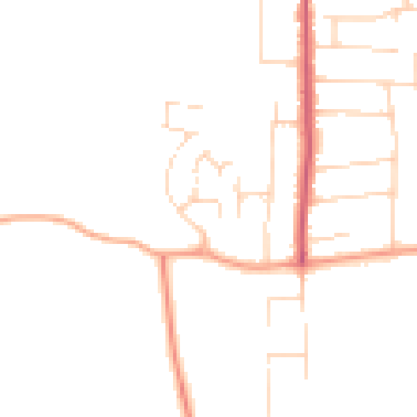 Daytime road noise heatmap for SS5 6EF
