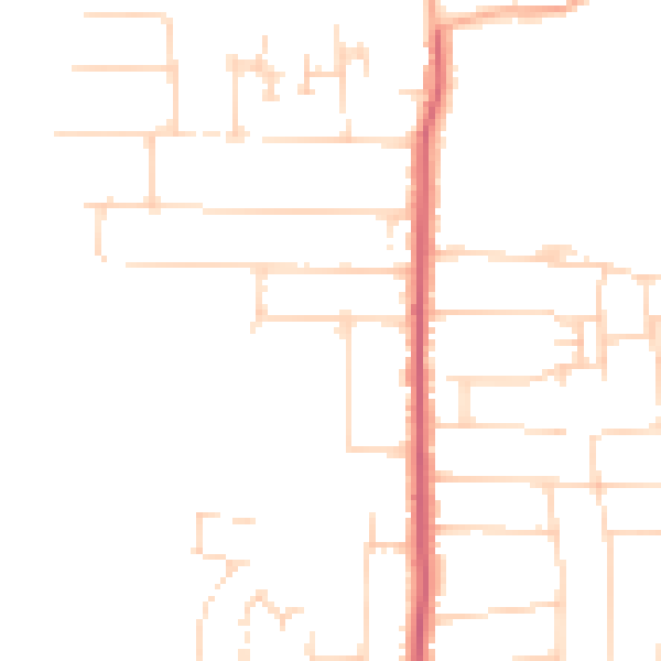 Daytime road noise heatmap for SS5 6ES