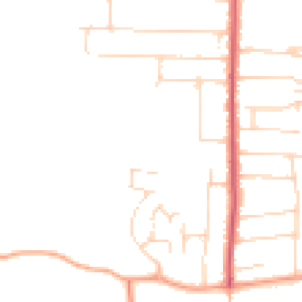 Daytime road noise heatmap for SS5 6FD
