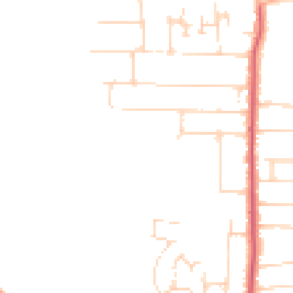 Daytime road noise heatmap for SS5 6FL