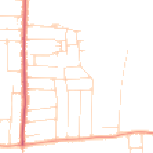 Daytime road noise heatmap for SS5 6HG
