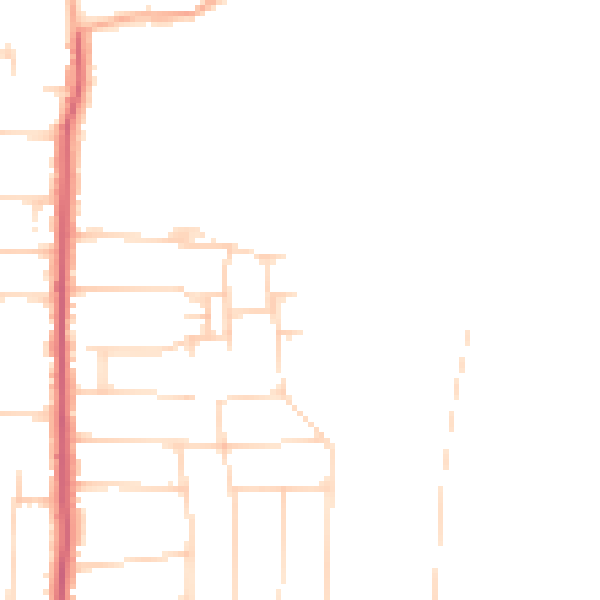 Daytime road noise heatmap for SS5 6HL