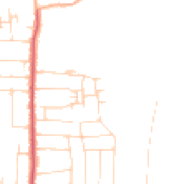 Daytime road noise heatmap for SS5 6JF