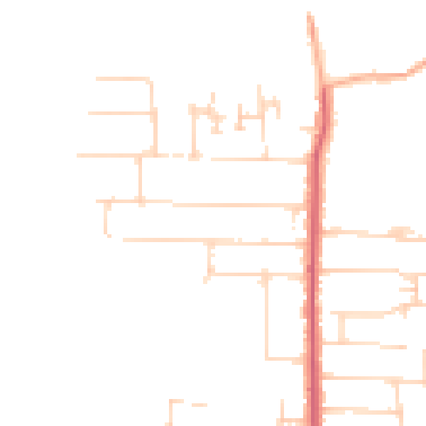 Daytime road noise heatmap for SS5 6LB