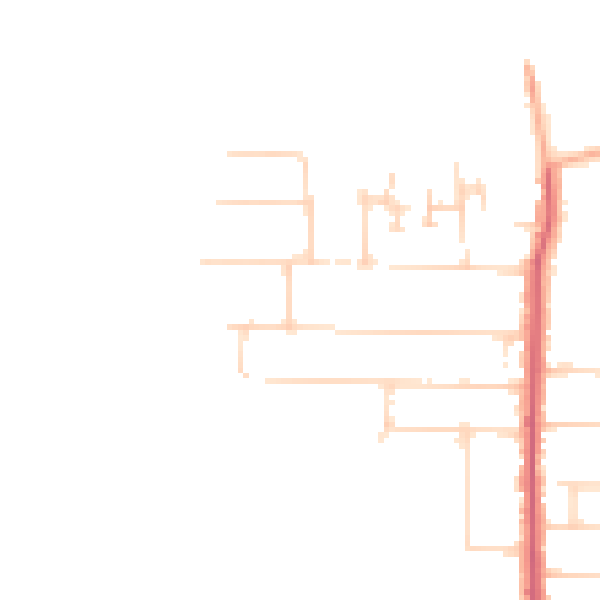 Daytime road noise heatmap for SS5 6LE