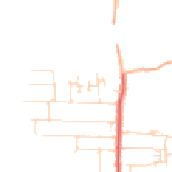Daytime road noise heatmap for SS5 6LY