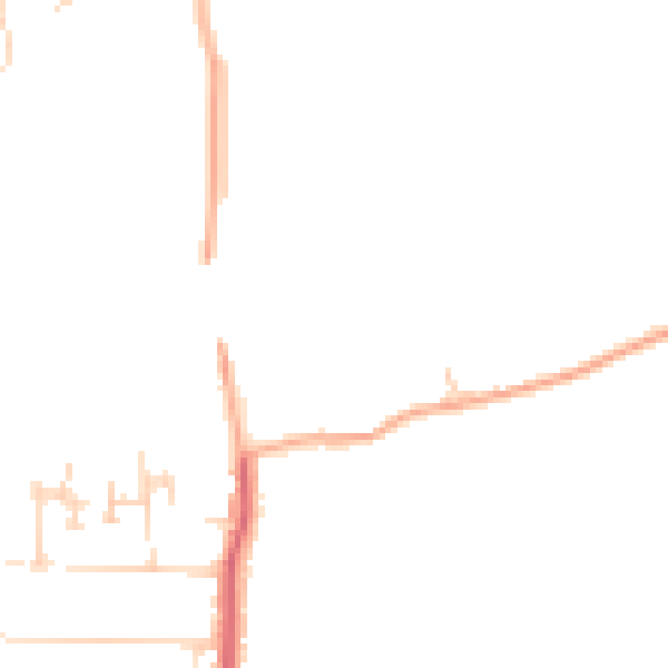 Daytime road noise heatmap for SS5 6PL