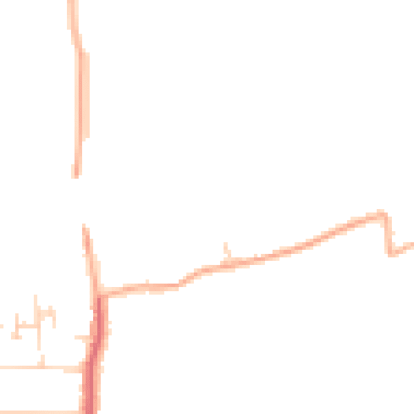 Daytime road noise heatmap for SS5 6PP