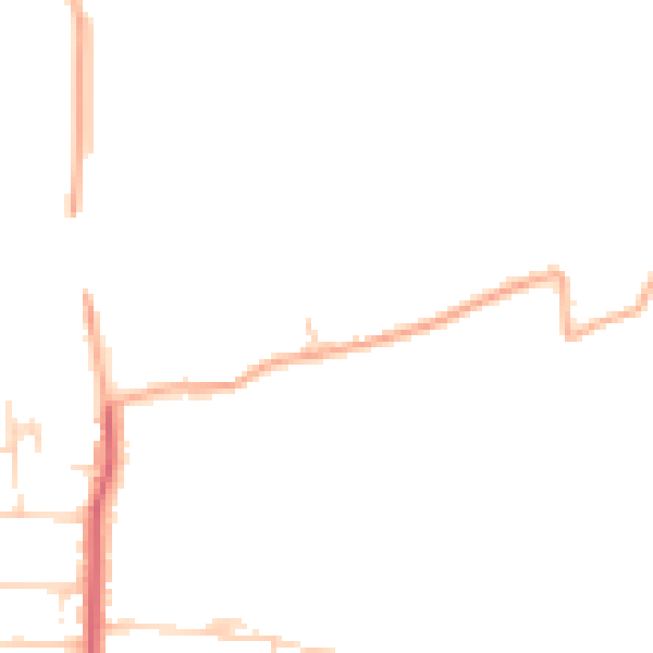 Daytime road noise heatmap for SS5 6QF