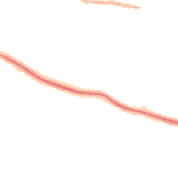 Night-time road noise heatmap for SS7 1AP