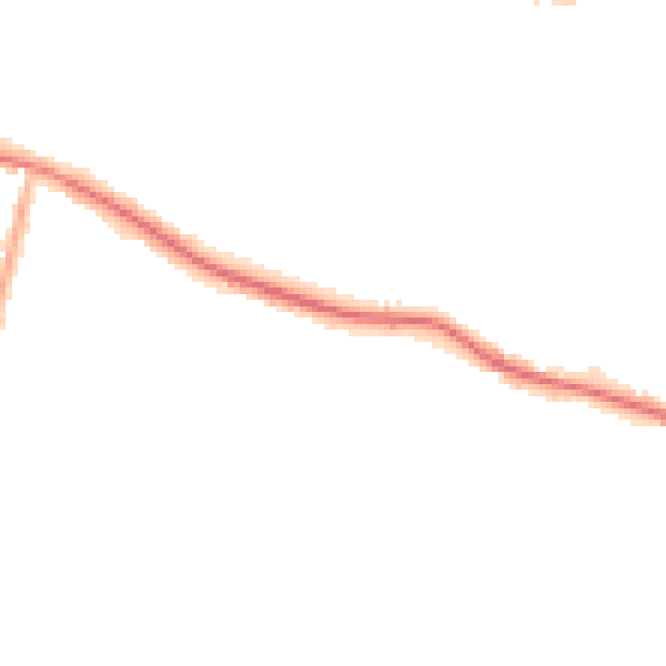 Night-time road noise heatmap for SS7 1AW