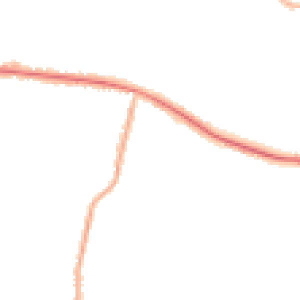 Night-time road noise heatmap for SS7 1BJ