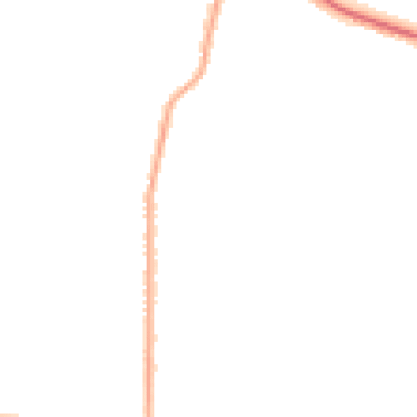 Night-time road noise heatmap for SS7 1BT