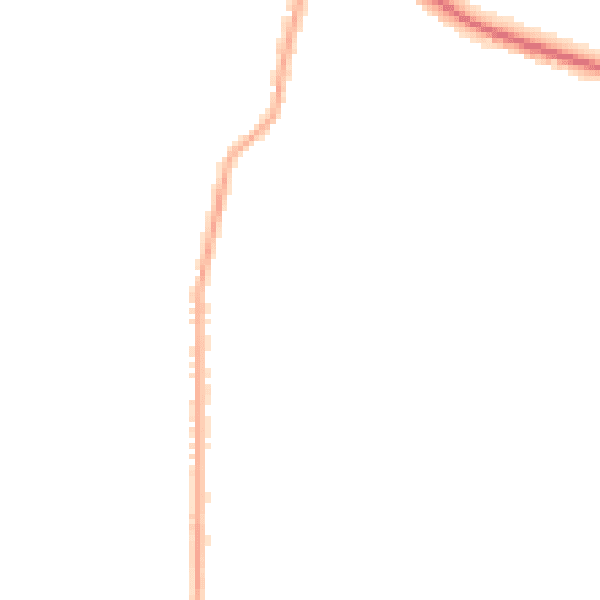 Night-time road noise heatmap for SS7 1BX