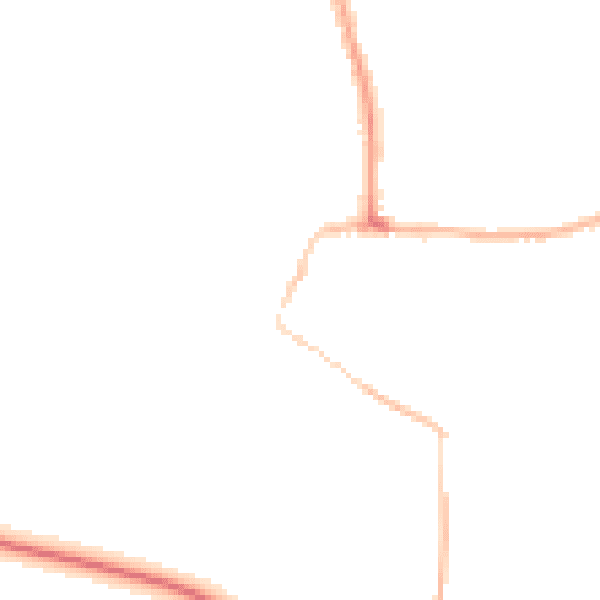 Night-time road noise heatmap for SS7 1BZ