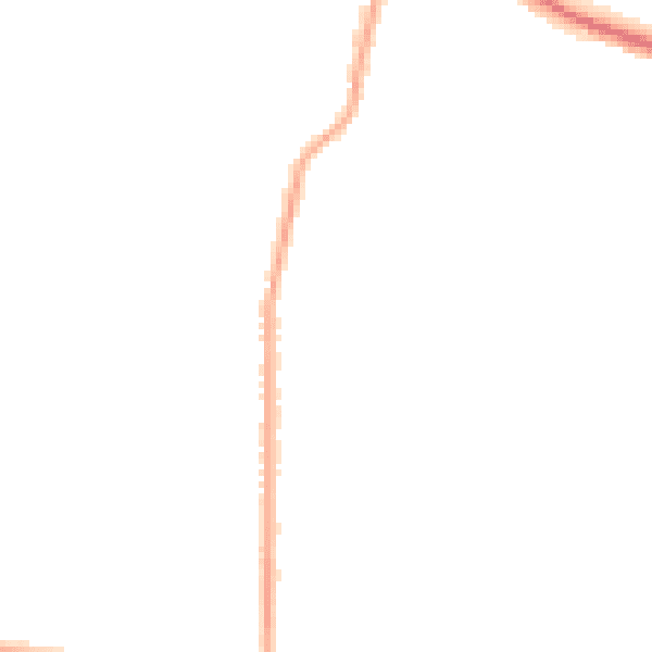 Night-time road noise heatmap for SS7 1DL