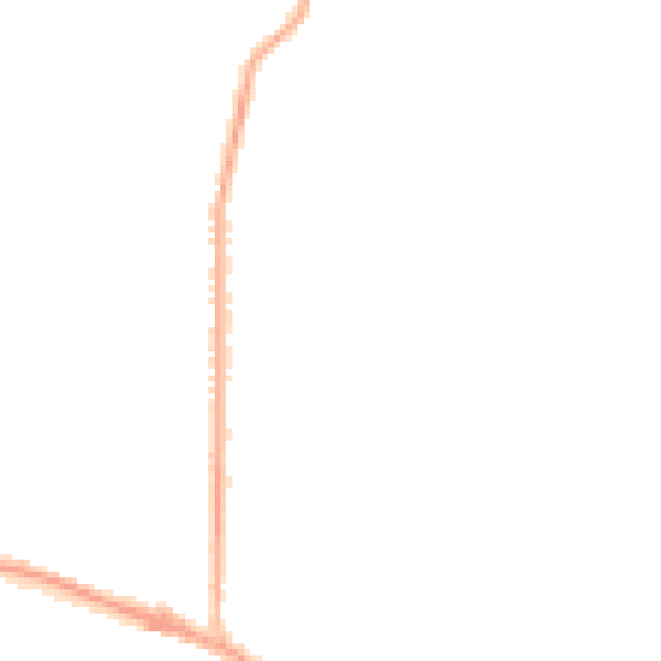 Night-time road noise heatmap for SS7 1DS