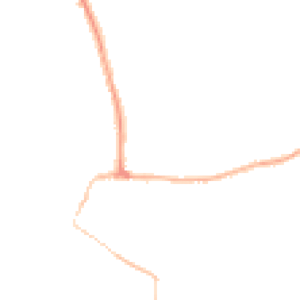 Night-time road noise heatmap for SS7 1LA