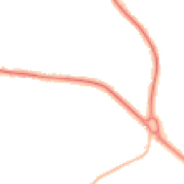 Night-time road noise heatmap for SS7 1SE