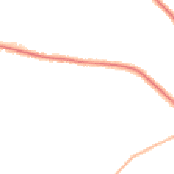 Night-time road noise heatmap for SS7 1SS