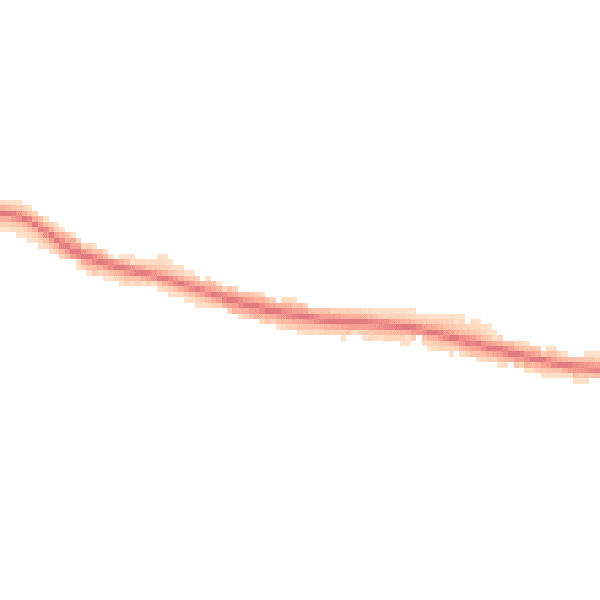 Night-time road noise heatmap for SS7 1TA
